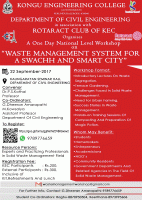 Workshop on Waste Management System for a Swachh and Smart City
